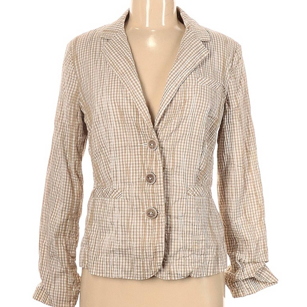 Cabi Blazer Button Down Lightweight Jacket White … - image 1